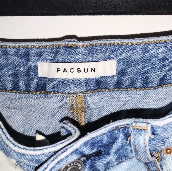 Pacsun High Rise Festival jean shorts - Picture 2 of 4
